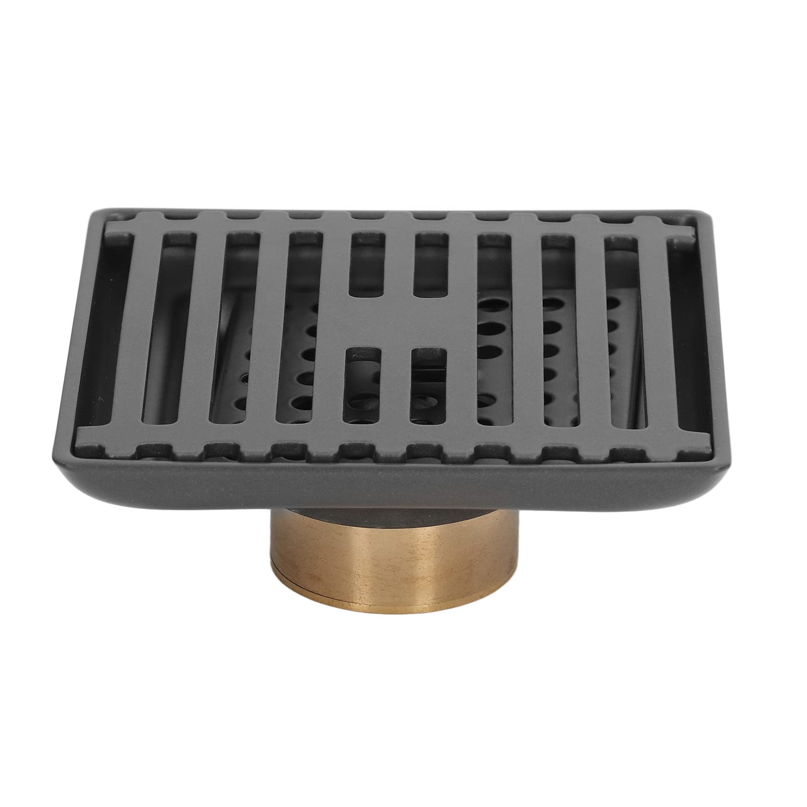 Floor Drain, 10x10cm Large Caliber Quadrangular 304 Stainless Steel Shower, Square Grid Waste Gate Draining Part for Bathroom Balcony