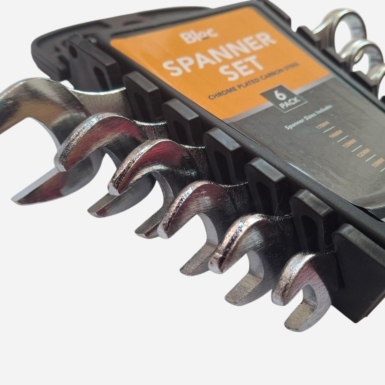 Gem Imports limited Spanner Set 6pk - 6 Piece Wrench Set with Sizes 8, 10, 12, 13, 14, 17MM
