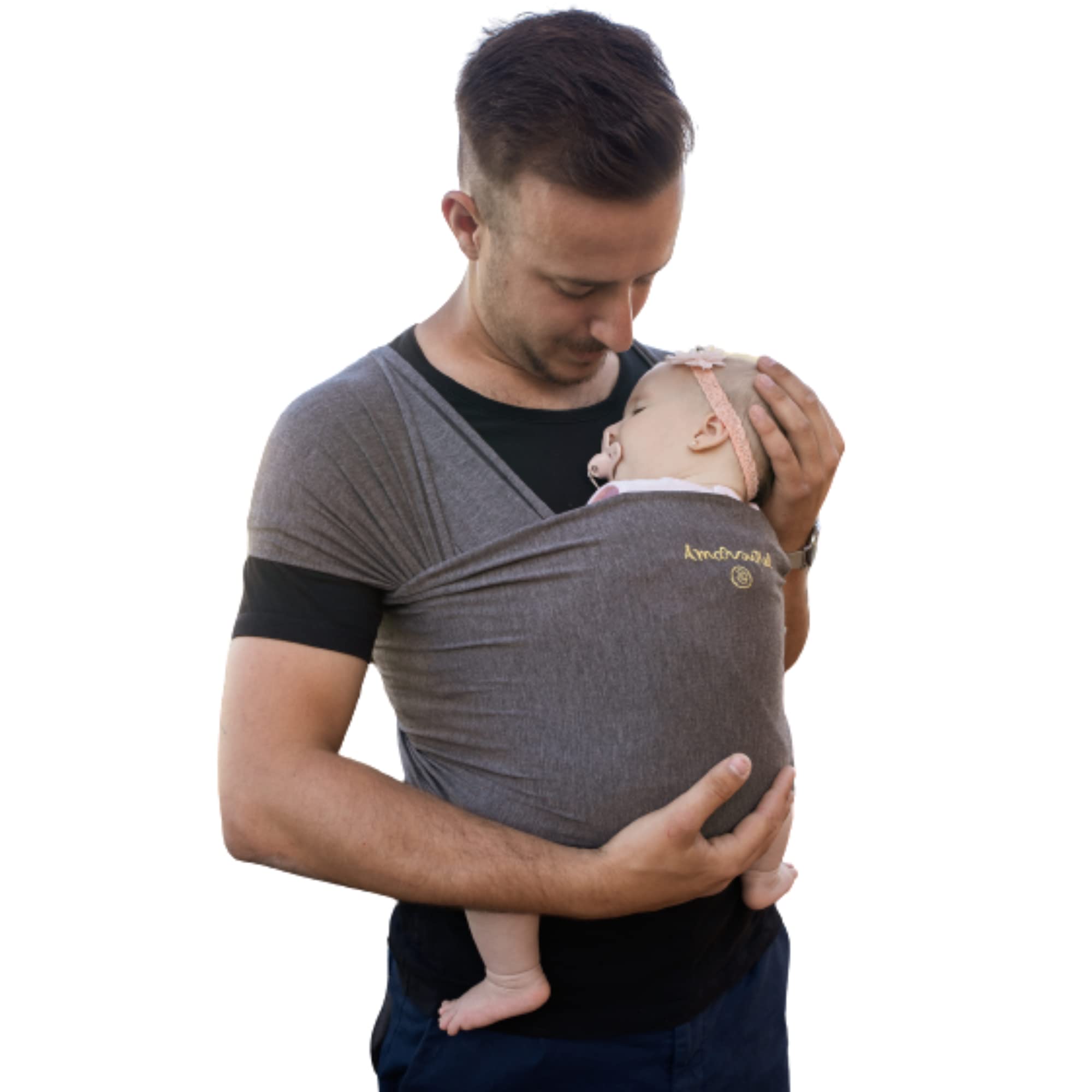 Amarsupiel | Amarsupiel BAMBOO Babytragetuch | Einfach zu bedienende elastische Babytrage | OEKOTEX Bambuszertifikat | Made in Germany