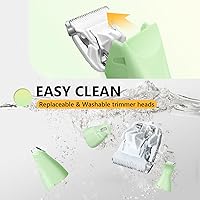 Vista 7 de Kit de aseo para perros SUPRENT, cortapelos de 4 en 1 para suministros de aseo, molinillo de uñas para mascotas inalámbrico eléctrico, recortador