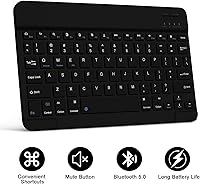 Vista 3 de GOKOCO para Samsung Galaxy Tab S10 Lite/S10 FE/S9 FE 10.9"/Tab S9 11" Funda para Teclado, Funda Magnética Desmontable Inalámbrica Bluetooth con Negro