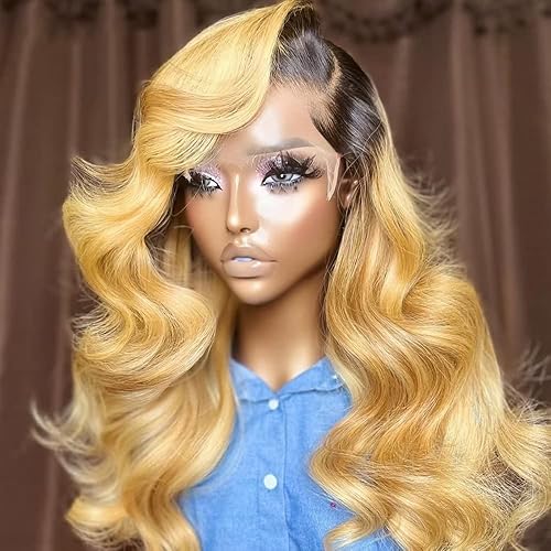 Miniatura 4 de Peluca de cabello humano brasileño Remy brasileño con cabello de bebé prearrancado con nudos blanqueados, densidad del 150%, 24 pulgadas