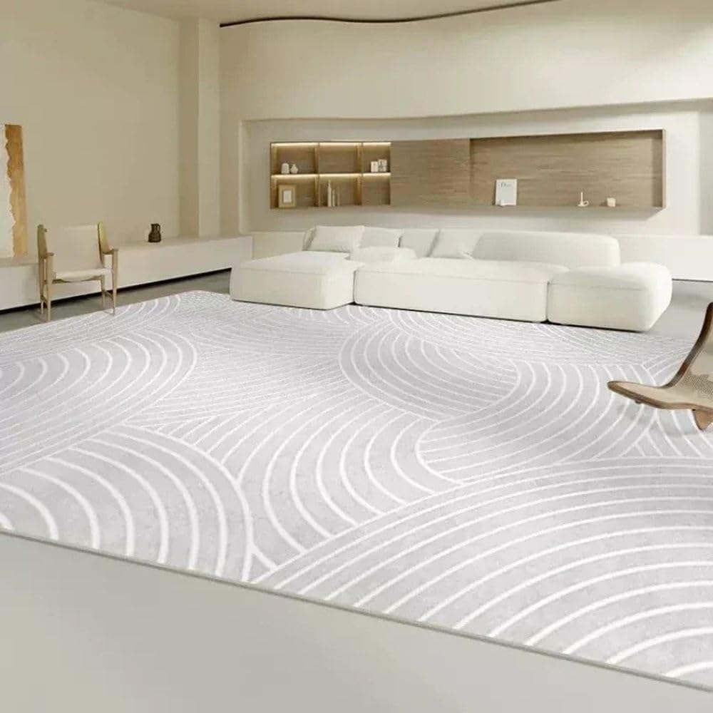 Tapis de salon minimaliste doux en peluche 60x90 cm chambre modèle QD