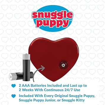 SmartPetLove Snuggle Puppy - Extra Heat Pack and Toy Bundle - with Snuggle Puppy, Tender-Tuffs Round Pufferfish with Puncture Resistant Squeaker and Extra 12-Pack of Heat Packs for Pets