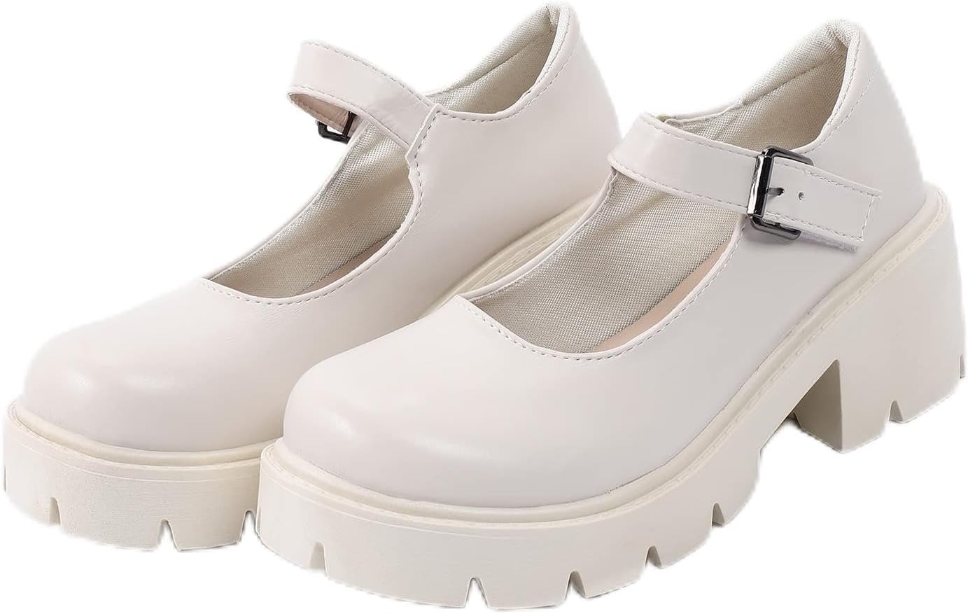 Mary Jane Shoes Women Platform Shoes Chunky Pumps Pakistan Ubuy