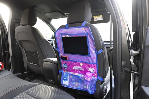 Tataway Organizer Gabby's Dollhouse pour Voitures pour Enfants - Organiseur de siège arrière avec Poches de Rangement et Support pour Tablette, Protection de siège avec Fixation d'appui-tête pour - 5