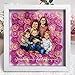 CUSTNEY Personalized Flower Shadow Box with Family Portrait – Handmade 3D Floral Keepsake for Mom & Grandma, Custom, Freestanding Display with Family Names (8
