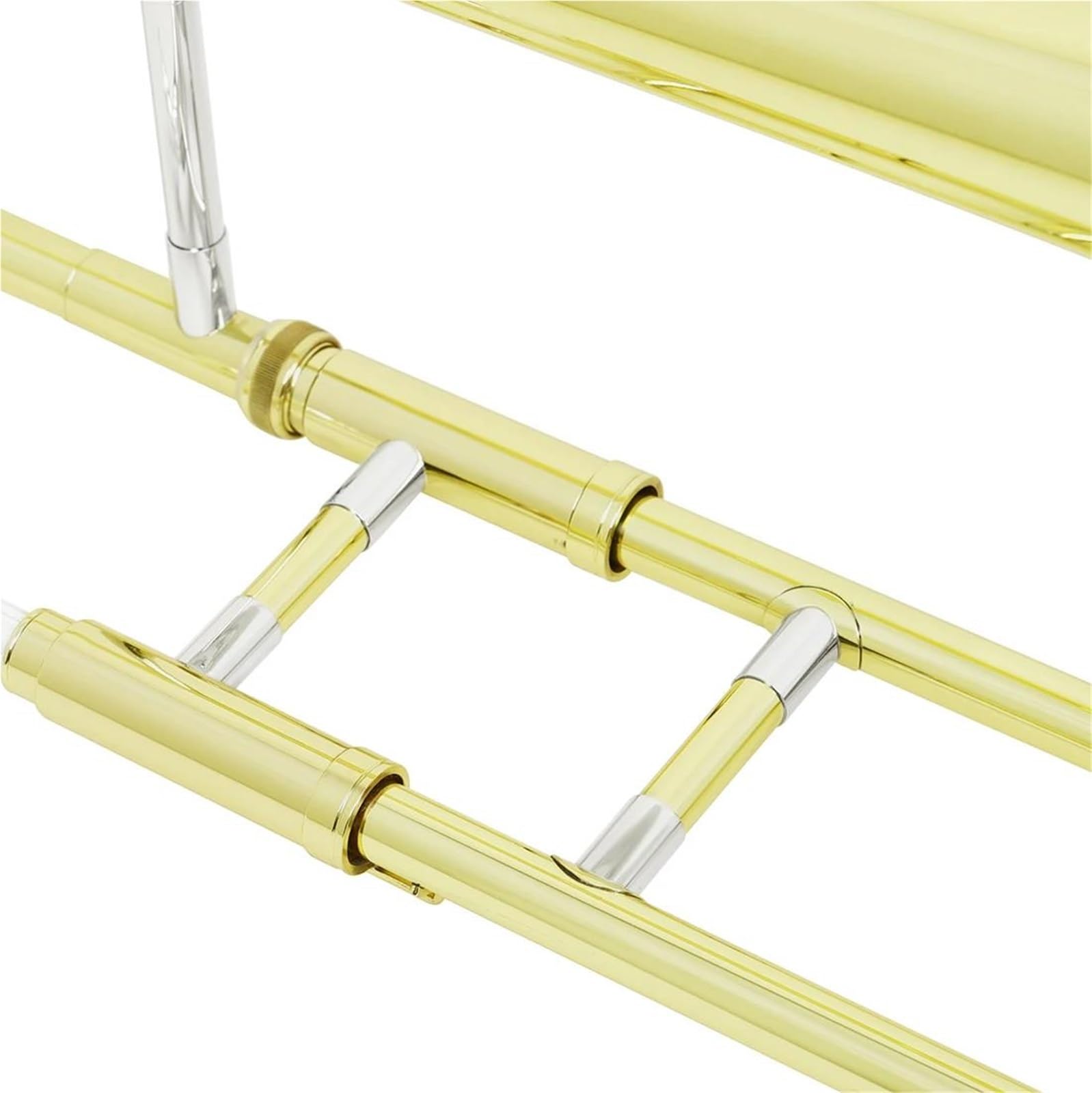 Alt-B-Posaune Messingkorpus Gold Set Inkl. Reinigungstuchbox Profiposaune