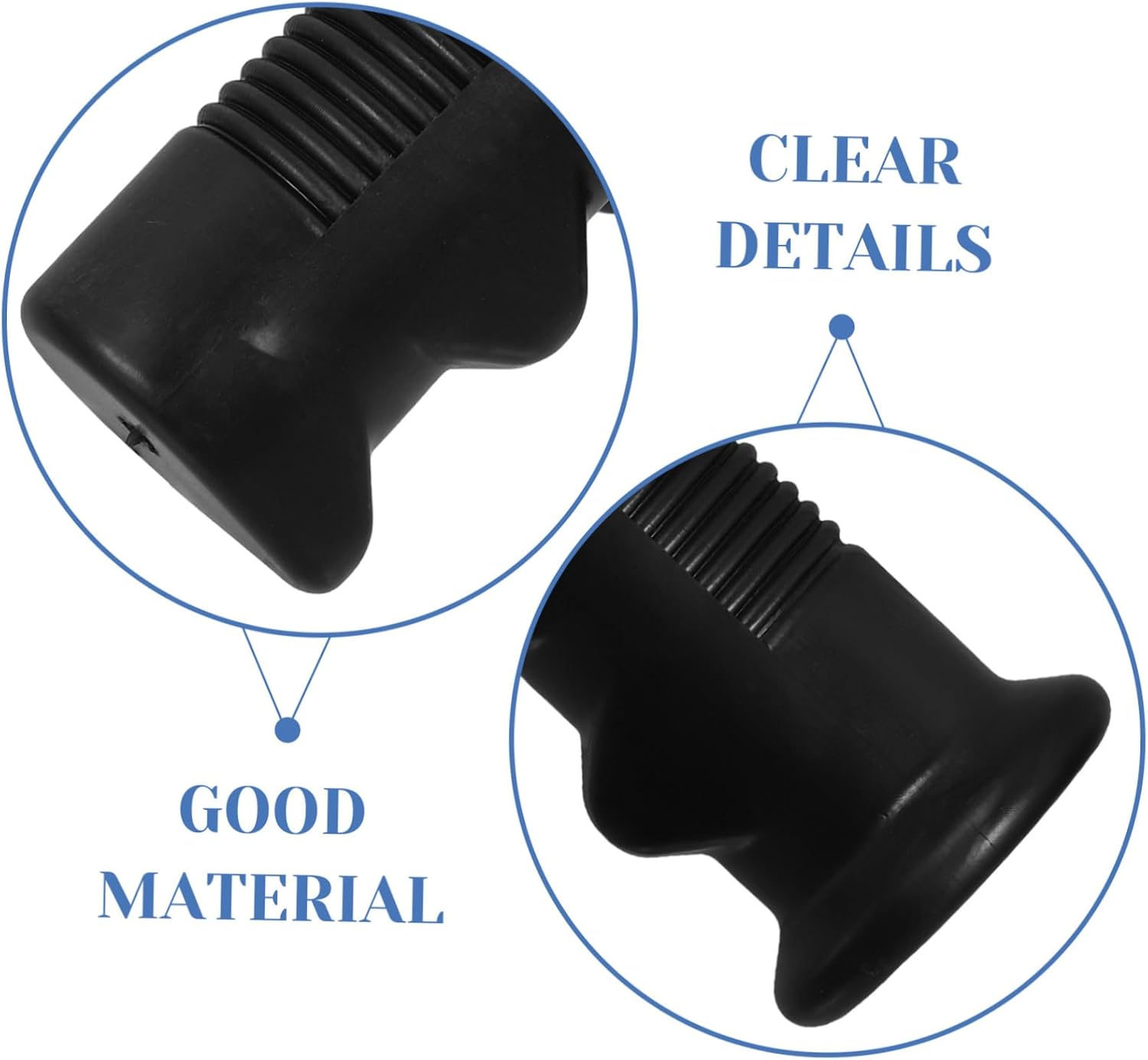 GARVALON 2pcs Non- Wheelchair Handle Grips Ergonomic Sleeve Covers for Enhanced Grip and Standard Handles for Wheelchairs and Strollers