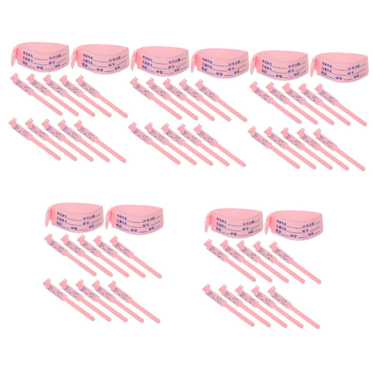 500pièces Bracelet Identification Médicale Pour Patient Confortable Et Sûr Pour Hôpital Besoins Identification à Terme