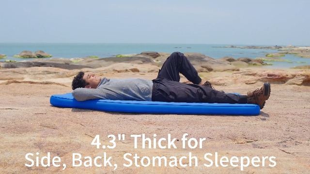 ATEPA アテパ シングルエアーマット & ピロー Amazon.com : ATEPA ThermAir Pro Insulated Sleeping Pad for
