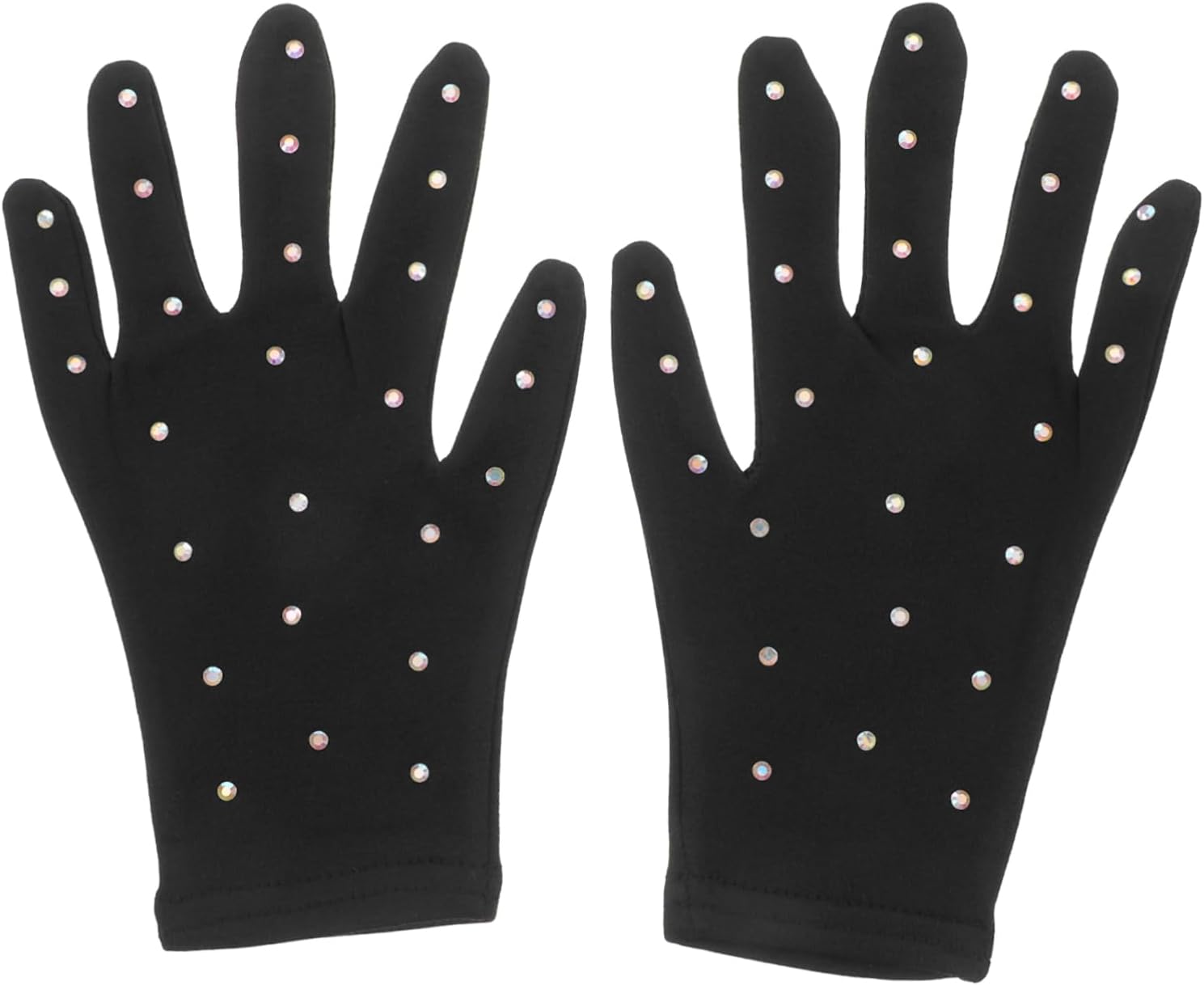 Decorative Figure-Skating Gloves Girl Dance Gloves Party Performance Stage for Women