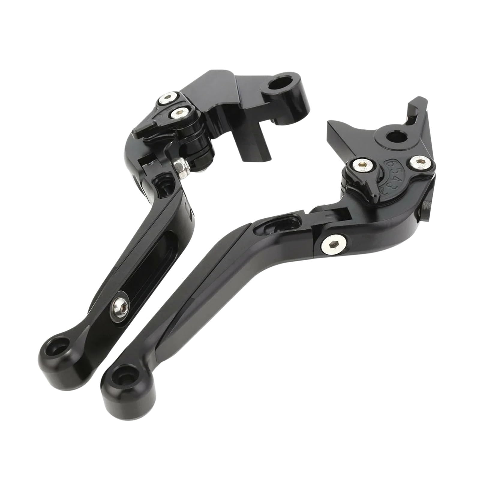 Wnftyske Black A Motorcycle Brake Clutch Lever Pivot Levers Moto Foldable Extendable Brake Clutch Levers For Duc&Ati St4s 620 For Monster Mts For 800/400/695/696/796, Hypermotard 796