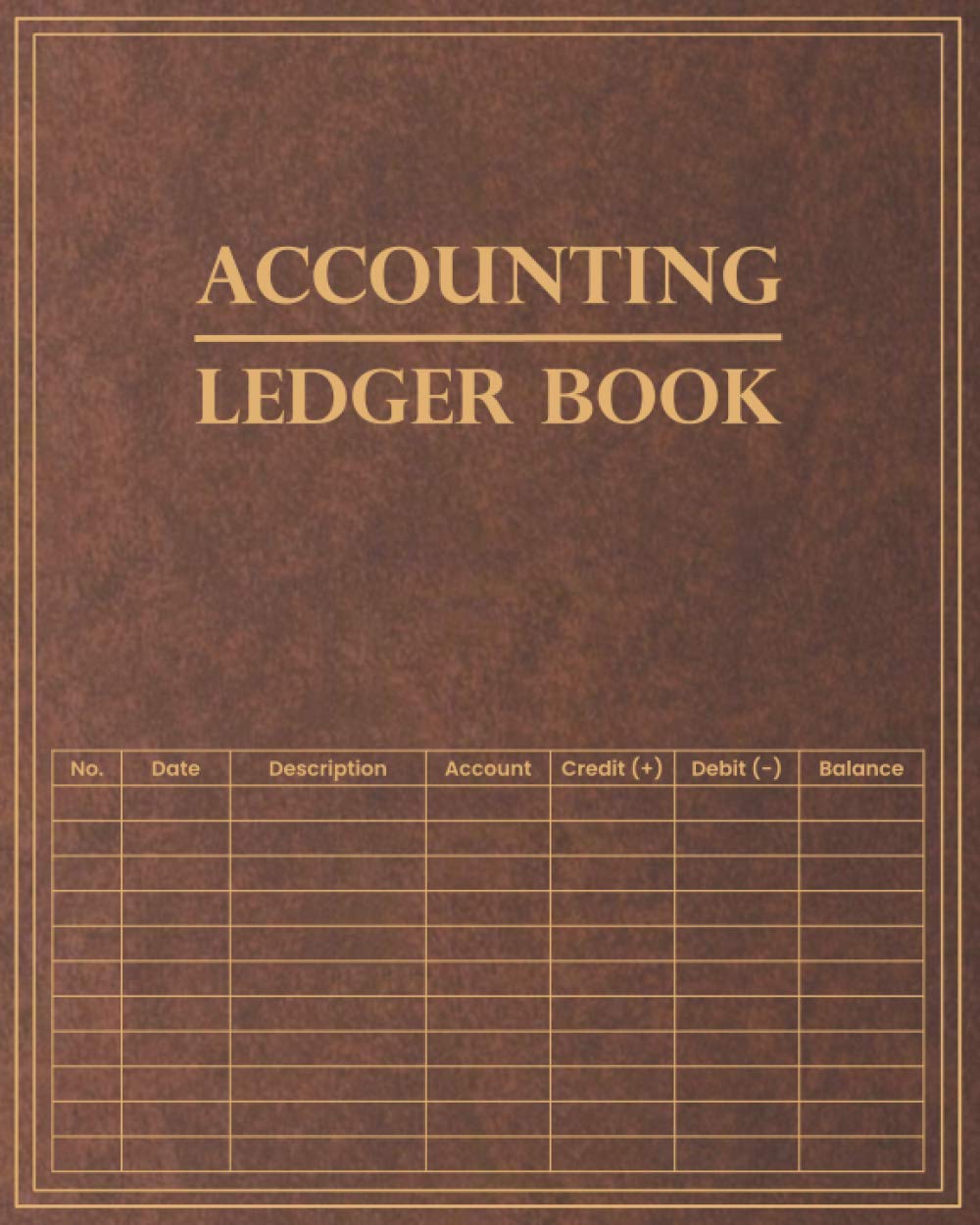 Accounting Ledger Book Elegant Bookkeeping Record Book/ Ledger Book for Small