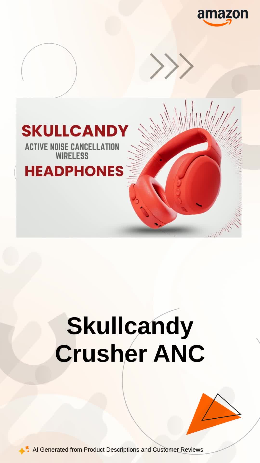Skullcandy Crusher ANC 2 Wireless Bluetooth Over-Ear Headphones