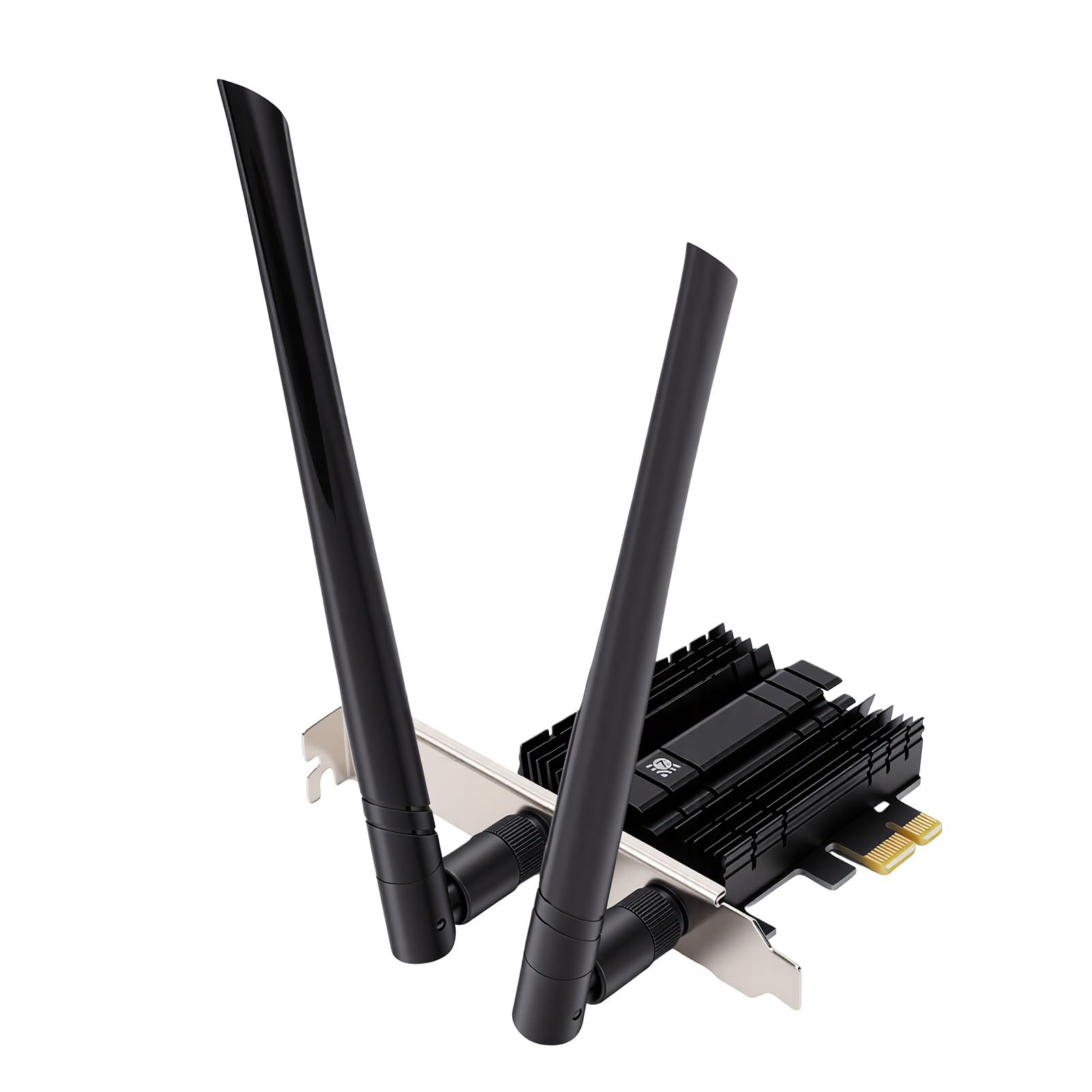 Goshyda Carte Réseau WiFi 7 PCIe pour Ordinateur de Bureau, Bluetooth 5.4
