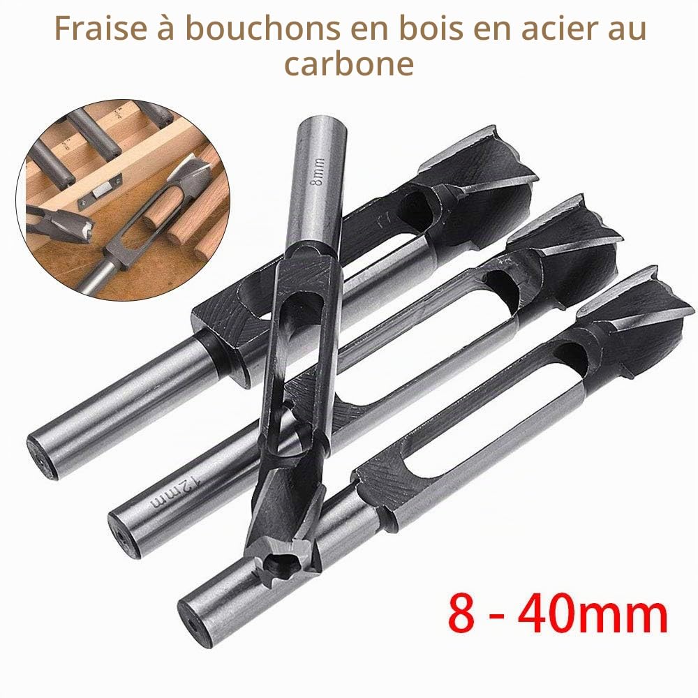 Foret à tenon profond pour travail du bois, meubles, menuiserie, diamètre 8 mm, 10 mm, 12 mm, 14 mm, 15 mm, 16 mm, 18 mm, 19 mm, 20 mm, 25 mm, 30 mm, 35 mm, 40 mm
