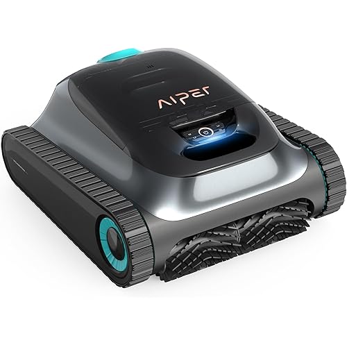 Aiper Scuba S1 Robotic Pool Cleaner – 4500GPH Suction, Wall & Waterline Cleaning, 4 Modes, Smart Wavepath Navigation, 150-Min Runtime, Pool Vacuum for Inground Pools