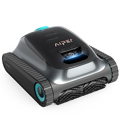 Aiper Scuba S1 Robotic Pool Cleaner – 4500GPH Suction, Wall & Waterline Cleaning, 4 Modes, Smart Wavepath Navigation, 150-Min Runtime, Pool Vacuum for Inground Pools