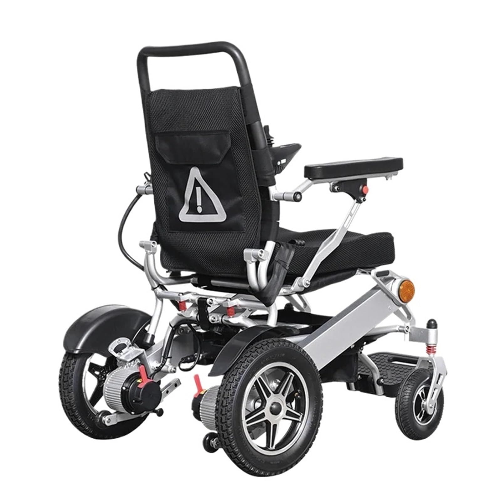 Silla De Ruedas Eléctrica Plegable Portátil Con Motor 500W, Ligera Aleación Aluminio For Personas Mayores Discapacidad Movilidad Cómoda Fluida