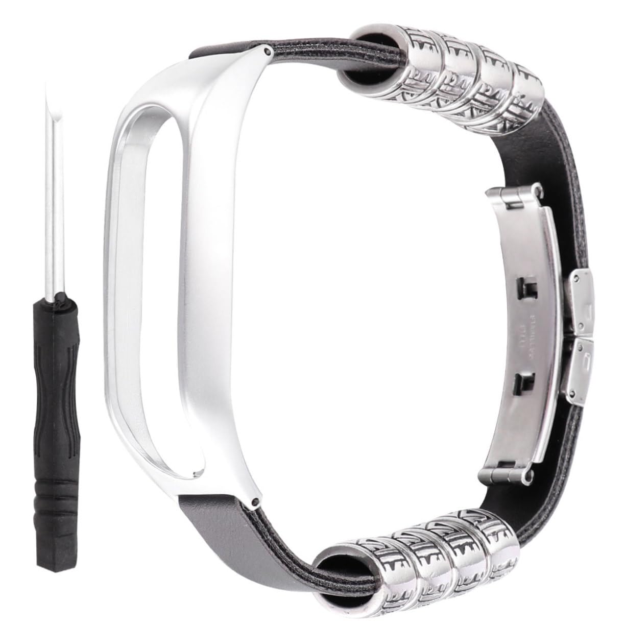 UPKOCH 2 Piezas Banda Táctil Cinturón Marco De Reloj Pulsera De Reloj Banda De Metal Correa De Reloj Pulsera Correa De Muñeca Banda De Reloj Correa De Metal Hebilla De Correa De Reloj