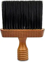 Espanador Madeira Rustico Barbeiro Profissional Cabeleireiro