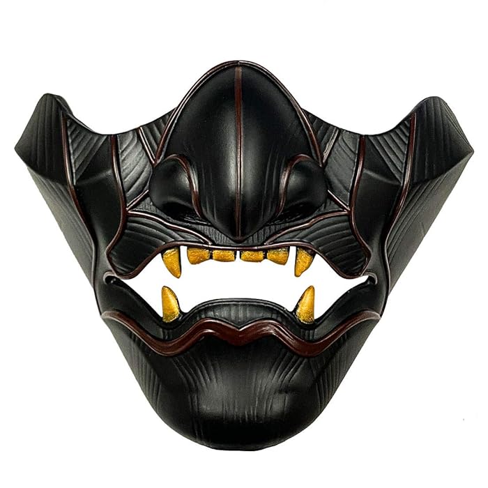 Buy Ghost of Tsushima Sakai Half Face Resin Mask Japanese Warrior Mask