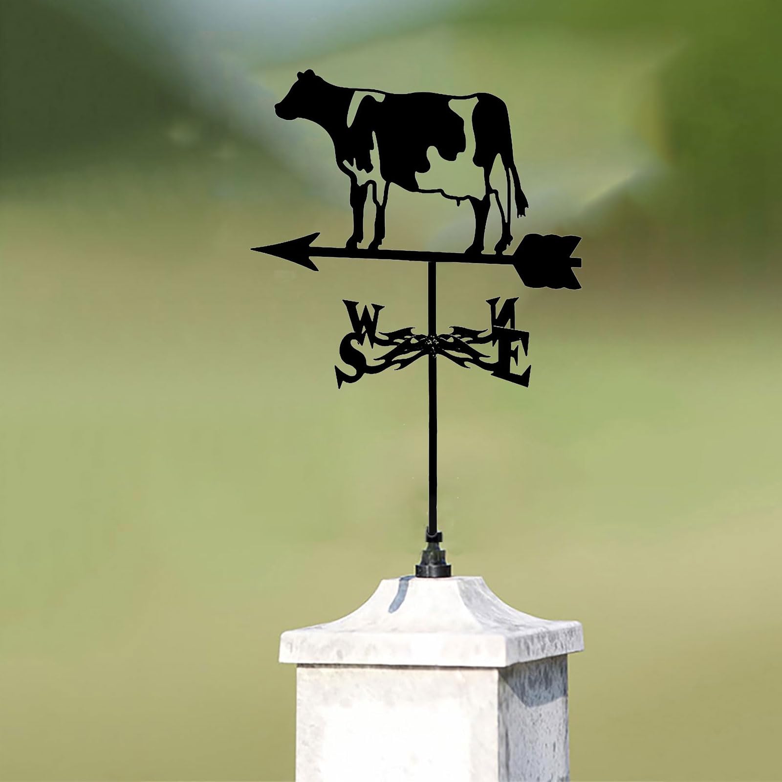 Decoratie windvaan, roestvrij stalen windwijzer, retro duurzame boerderij scène tuin paal, decoratieve windrichtingsindicator voor tuin, terras, tuin ornament - gemakkelijk tot A Decoratie windvaan, roestvrij stalen windwijzer, retro duurzame boerderij scène tuin paal, decoratieve windrichtingsindicator voor tuin, terras, tuin ornament - gemakkelijk tot A
