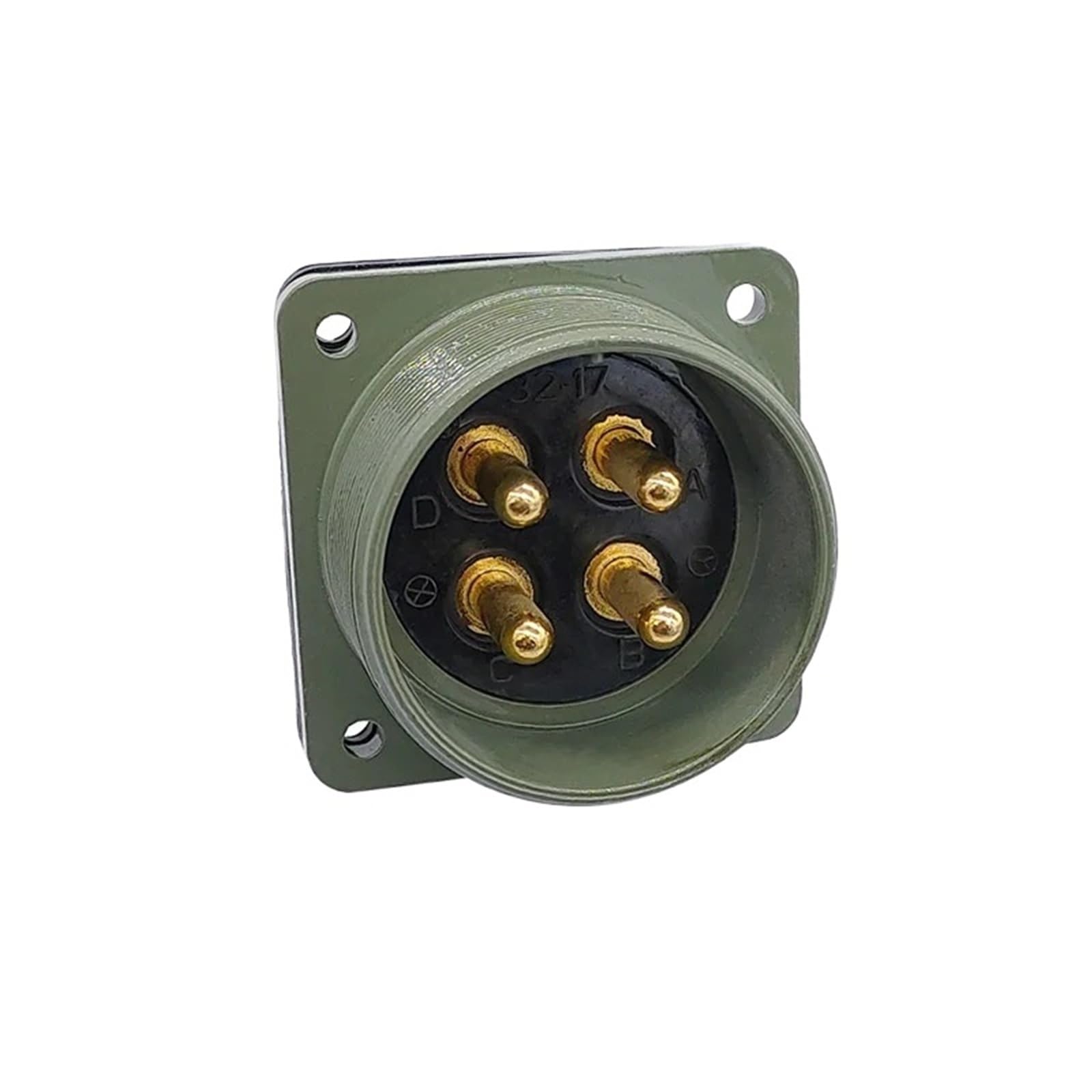 Conector circular MIL-C-5015 MS3102A MS3106A de 4 pines 32-17 7