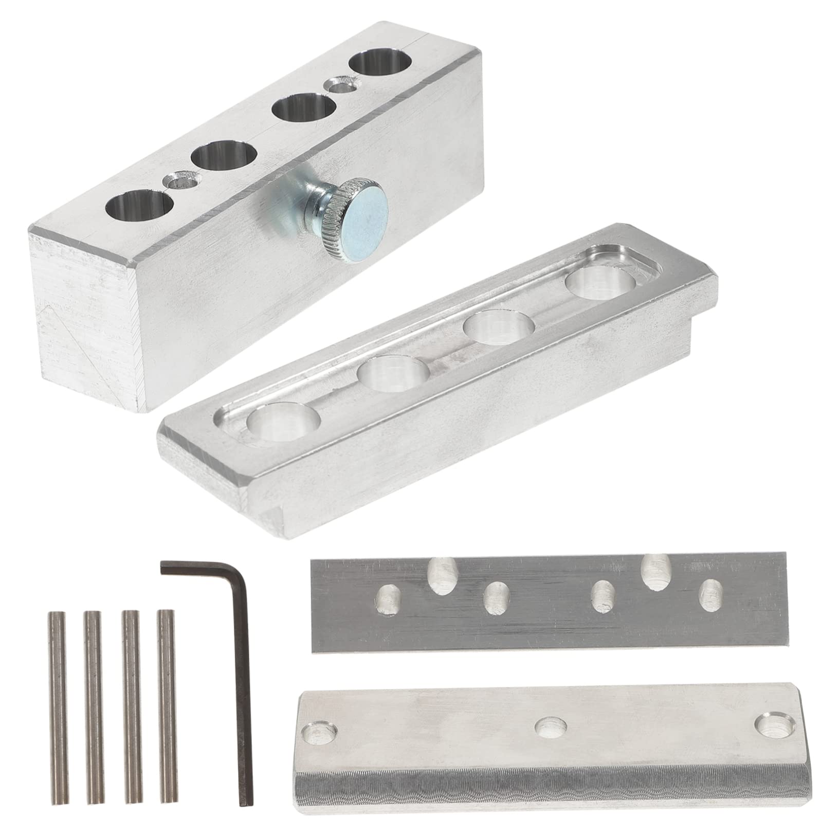 VALICLUD Lippenstiftform Langlebig und Hochglänzend aus Aluminiumlegierung mit 4 Löchern im Satz Selbstgemacht Lippenbalsam Formhalter für Handgemachte Lippenpflege