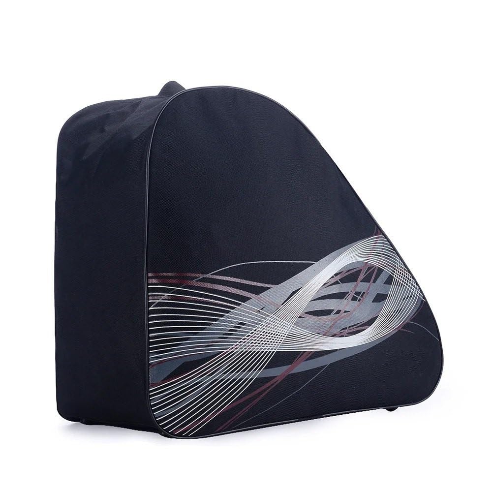 Tracolla da Sci Borsa per Scarponi da Neve Casco da Sci per Pattini a rotelle Borsa da Palestra Portatile a Tracolla Borsa per Scarpe da Pattinaggio su Ghiaccio Antiscivolo Borsa per Sci(Blue)