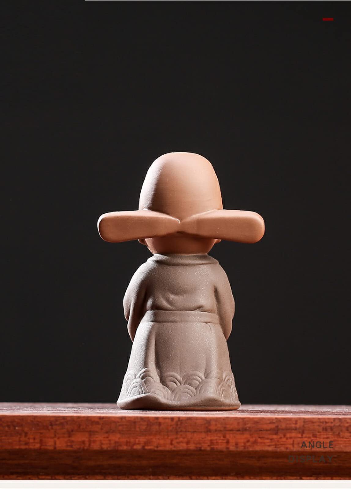 Rzeźba Ceramiczna Figurka Chłopca Zisha Figurka Ręcznie Rzeźbiona Dekoracja Statua