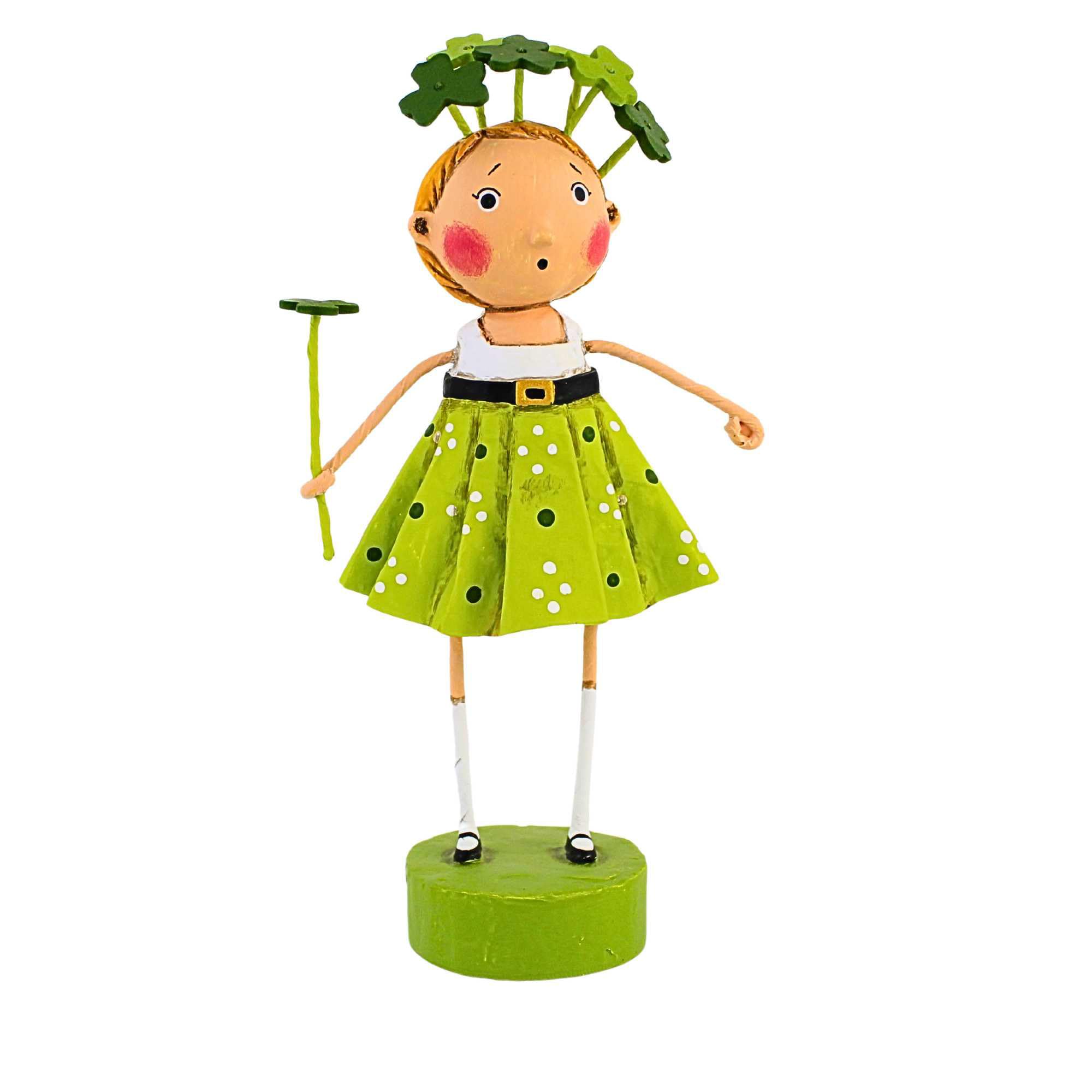 Sweet Clover Polyresin Figurine 18009 Irish Shamrocks St. Patrick's Day 6.50In (1Pc)