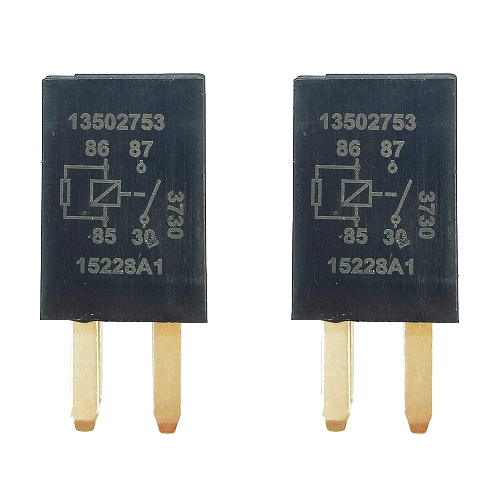 5x 12V 20A 4-Pin Automotive Relais HFV11 12-H-R (454) – 13361775, Für Kfz-Elektrik Und Steuerungen