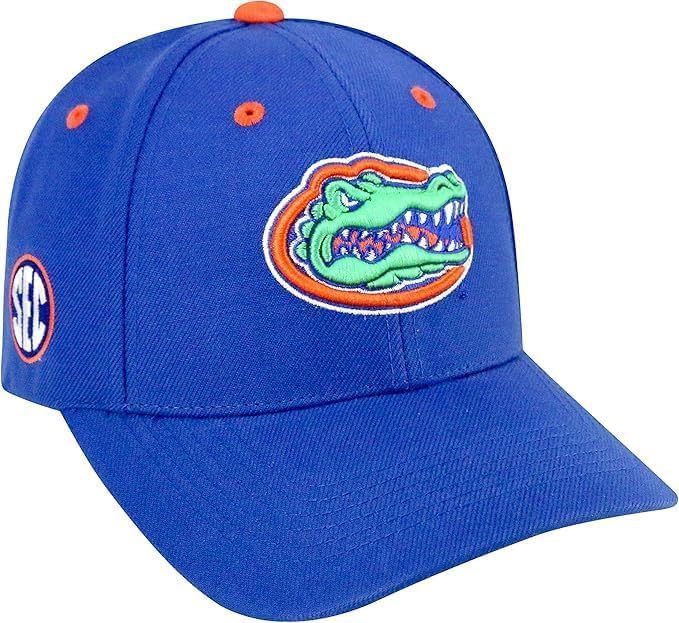 Collegiate Primary Color W/Rear Word Adjustable Hats (US Alpha One Size Florida)