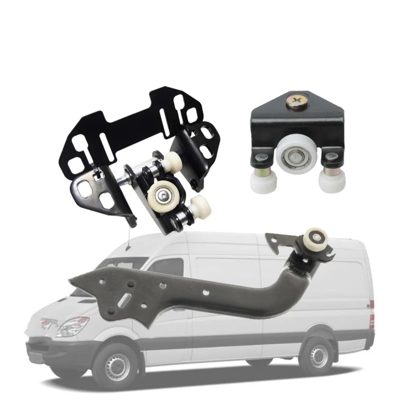 Freno De Puerta Coche Compatible con Benz para Sprinter 2007-2013 2014 2015 2016 2017 Bisagra De Puerta Corrediza Derecha del Automóvil Rodillo De Puerta OEM: 9067600147 9067600547 9067600347