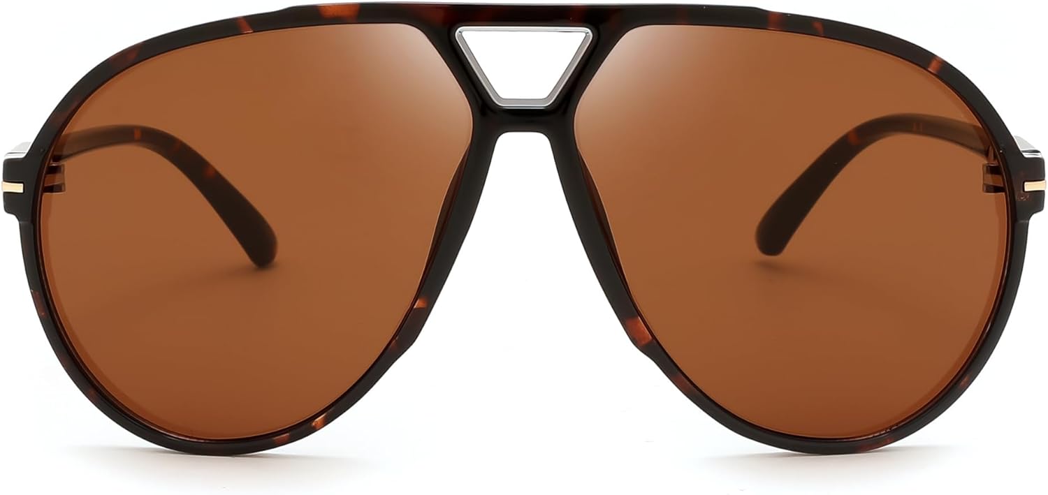 FEISEDY Retro Oversized Sunglasses for Women Men Classic 70s Trendy Sun Glasses Vintage Shades B0289 - Image 7