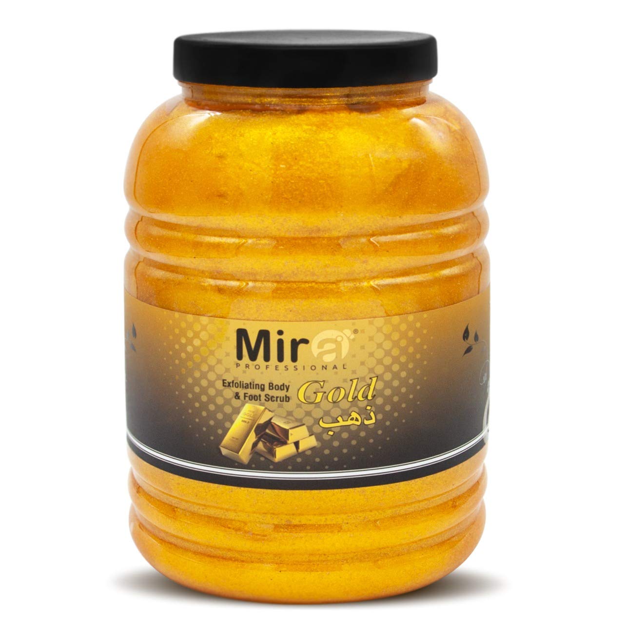 MIRAfoot and body scrub gold 5Ltr