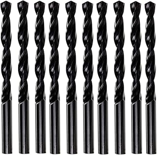 Box Of 10 x HSS Jobber Drill Bits - Black Rol...,