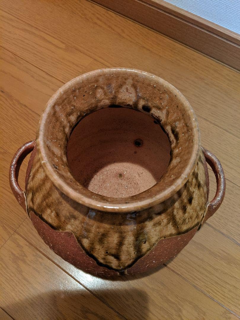 花壷楽斎の陶芸 信楽焼 高橋楽斎 花入 花器 花瓶 共箱