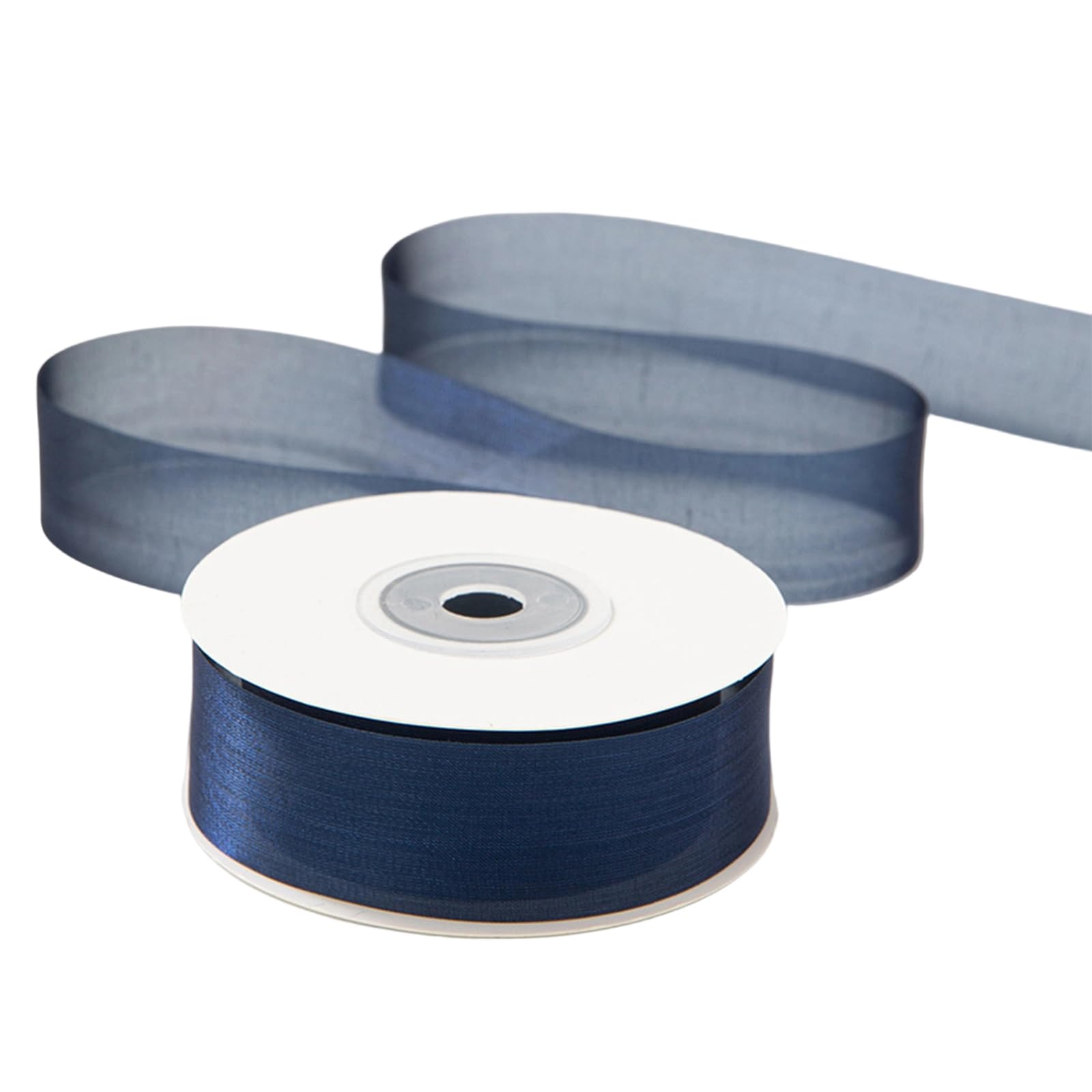 Xjdzineq Polyester Ribbons 25mmX20Yard Sheer Organza Ribbon for Bowknot Making Bouquet Gift Wrapping Wedding Cake Decoration Polyester Ribbon