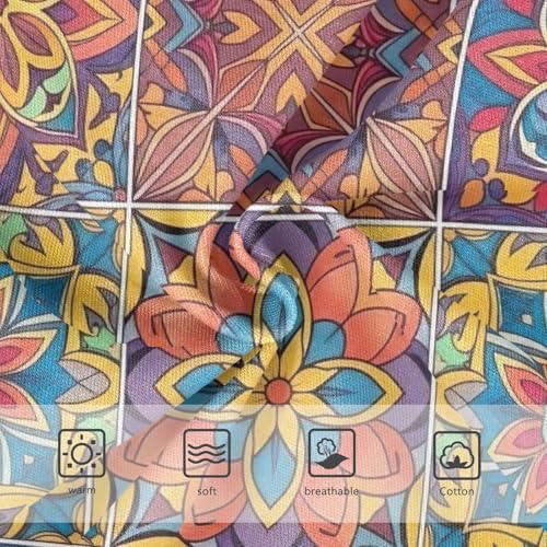 Colorful Mandala Floral Underwear Toddler Girl, Kids Underwear Girls, 2T–8 Years3