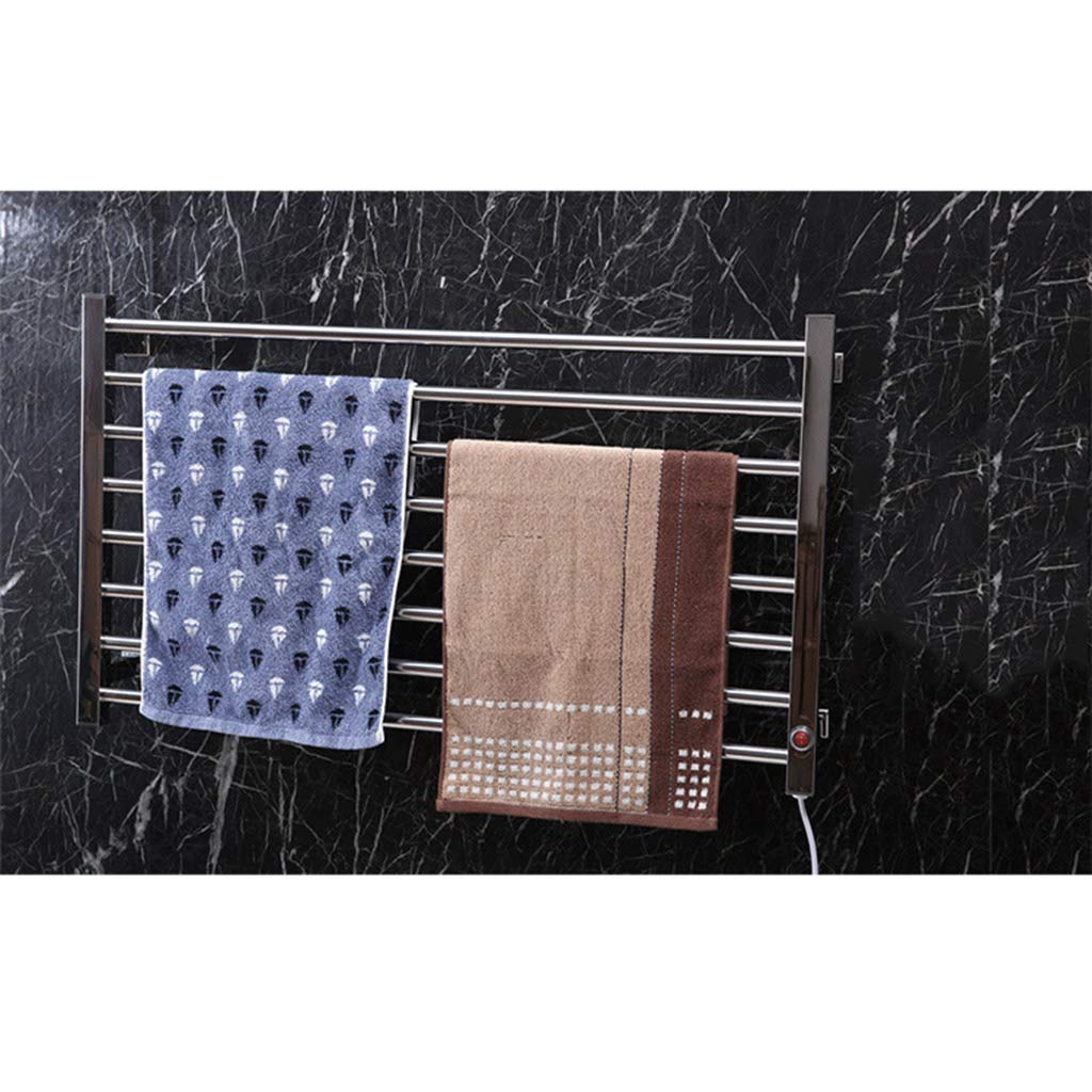 Toallero eléctrico de Acero Inoxidable, calefacción a Temperatura Constante, Control Inteligente de Temperatura, 150 W, 530 900 125 mm, radiador de Pared para Interiores.