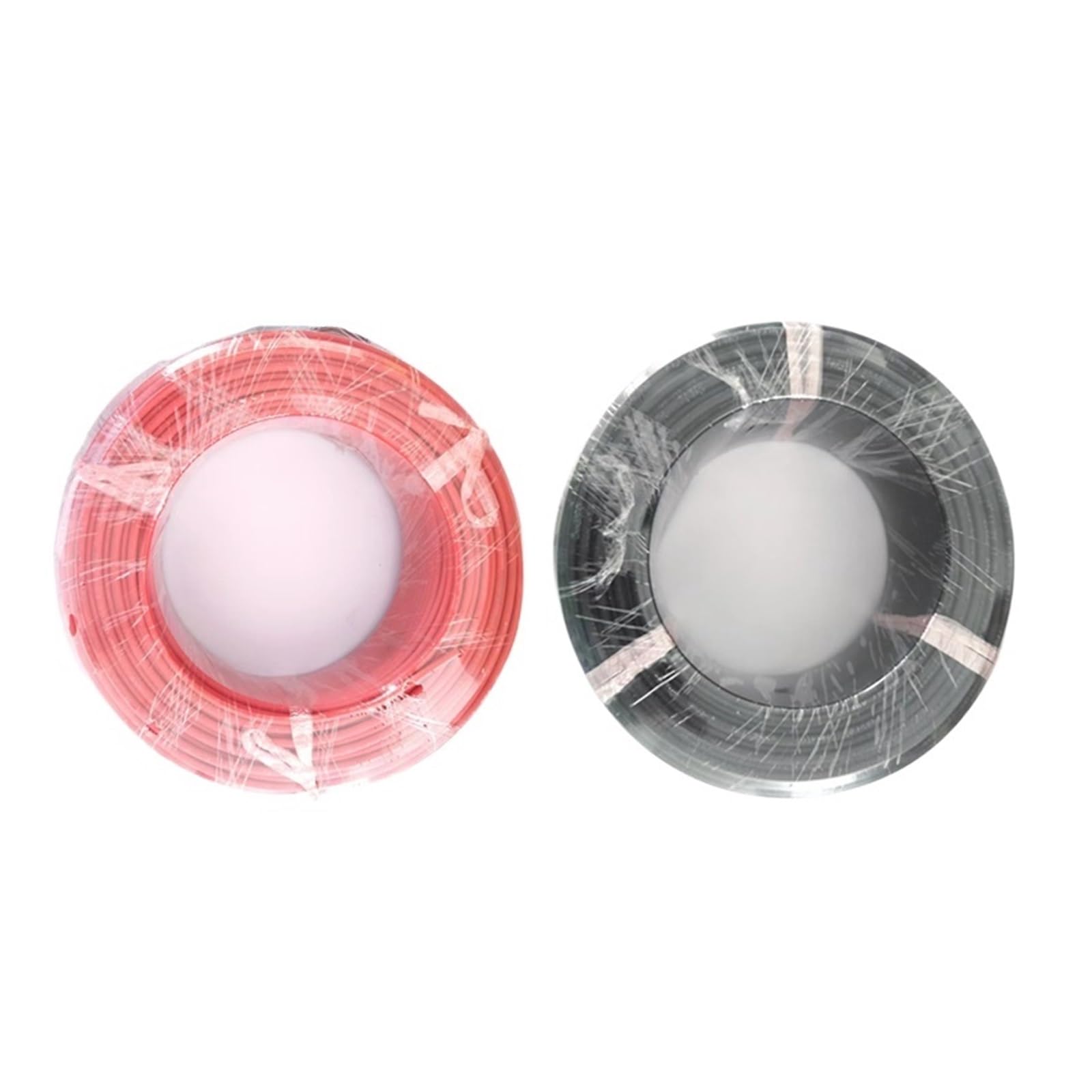 Câble Solaire 10 mm2/6 mm2/4 mm2/2,5 mm2 8/10/12/14 AWG Fil de connecteur électrique isolé en PVC Noir Connexion de Panneau PV(30 Meter,10 AWG-6mm2)