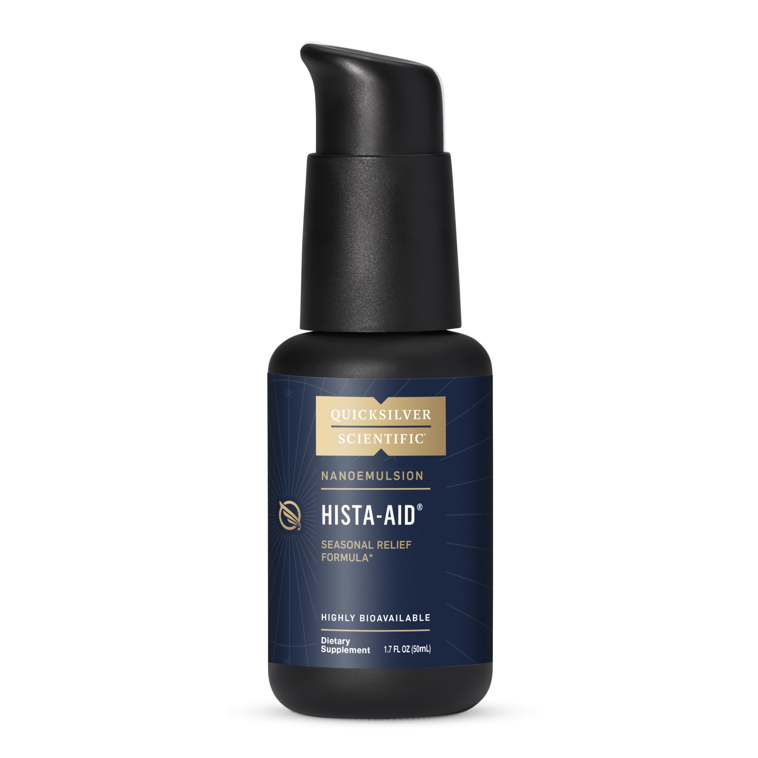 Nanoemulsified Hista-Aid - Flavonoids to Help Maintain Healthy Histamine Levels - Liposomal Vitamin C, DIM, Luteolin & Quercetin Liquid (50ml)