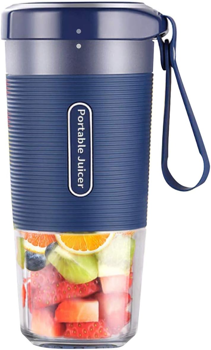 Portable Blender, Cordless Personal Blender Juicer, Mini Mixer, Waterproof Smoothie With USB Rechargeable, BPA Free Tritan 300ml