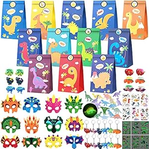 Tacobear Cadeauzakjes, kinderverjaardag, dinosaurus, feest, geschenkzakjes, kinderverjaardag, dinosaurus, figuren…