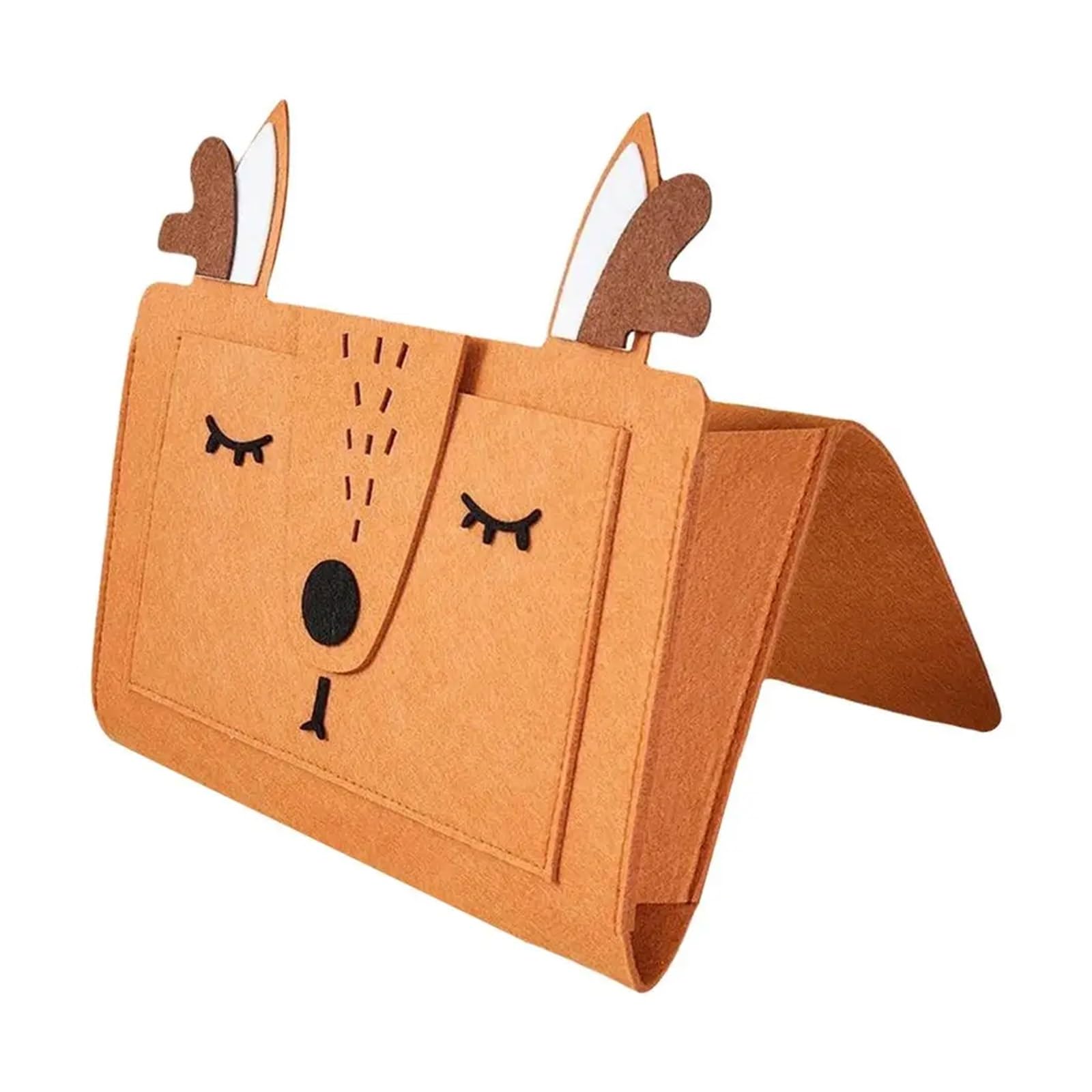 Betttasche Nachttisch-Organizer aus Filz mit Tiermotiv, rutschfeste Nachttischtasche, Seitentasche for Bett, Sofa, for Aufhängen, Couch-Aufbewahrung, Betthalter, Taschen for das Bett Für Betten, Sofas