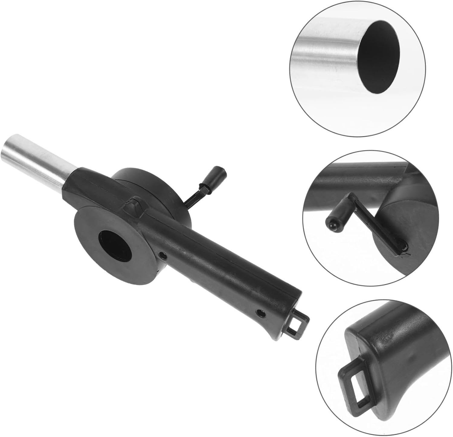 Portable Outdoor Fire Blower Hand Crank Charcoal Ignition Fan