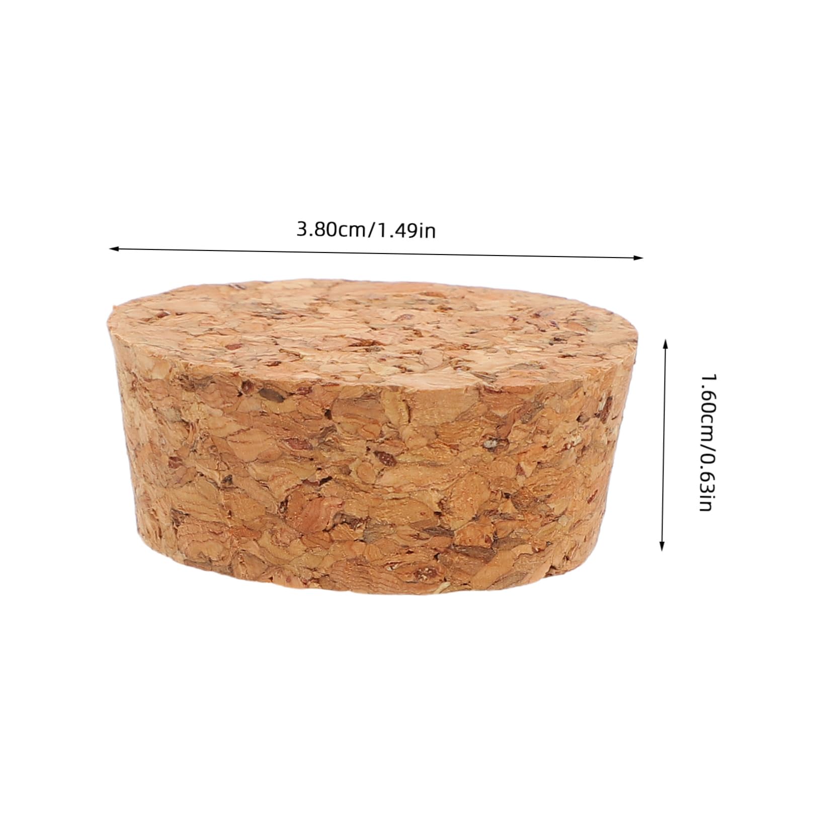 Cabilock Wine Storage 20pcs Wooden Cork Stoppers Soft Corks for Wine Beer Liquor Bottles Included